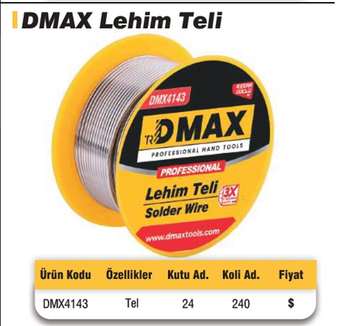 DMAX LEHİM HAVYA TELİ 